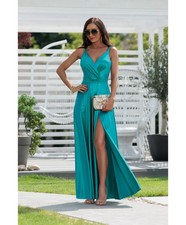 Abito lungo elegante, in raso