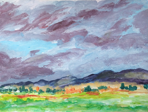 Quadro moderno 5x11 montagne - quadro,