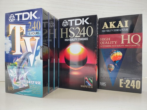 Videocassette vhs vergini - 8,