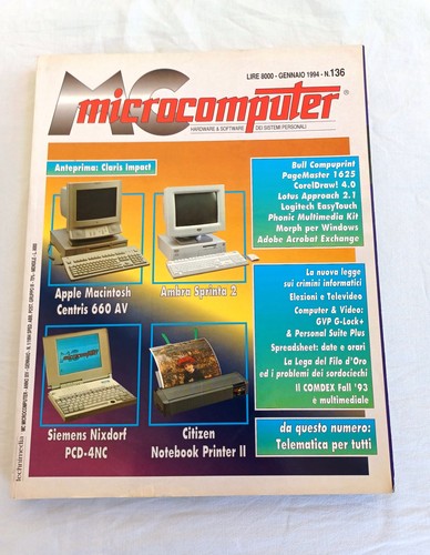Microcomputer anno xiv - microcomputer,