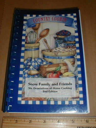 Snow family friends cookbook - snow,