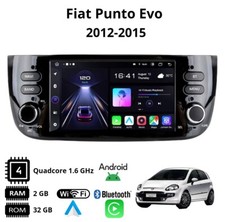 Autoradio stereo Android 6.1 Pollici per Fiat Punto Evo 2012 al 2015