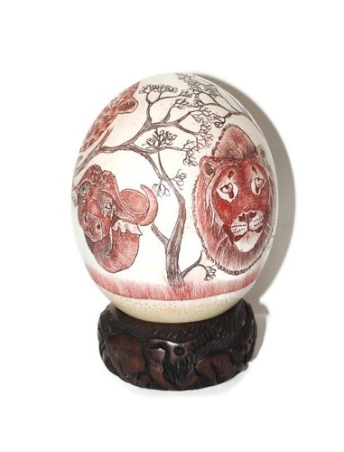 Fine art african big ostrich - big, 5