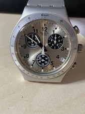 swatch irony chrono aluminium