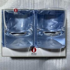 Set 2 bicchieri Iittala Himalaya Rocks in cristallo design finlandese in scatola