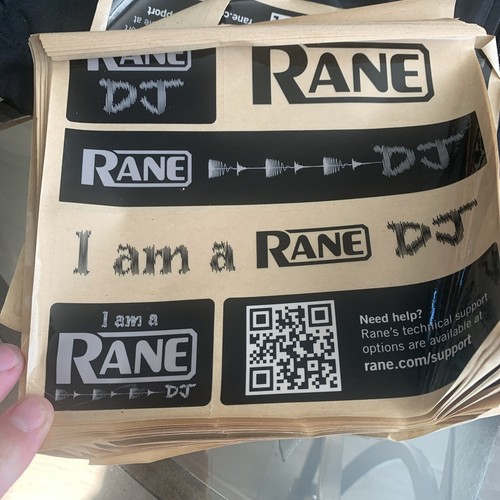 Foglio adesivo rane - foglio, dj
