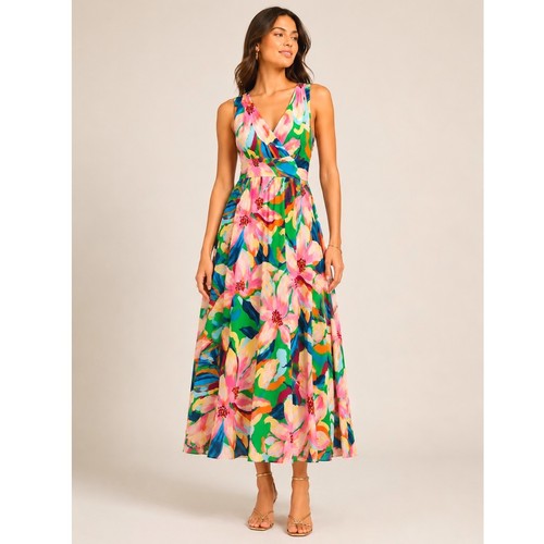 Maxi abito donna floreale