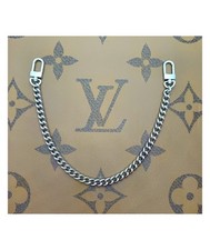 Charm a catena argento antico  Louis Vuitton con chiave e lucchetto