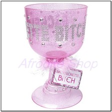 BICCHIERONE LUCCICOSO  NUBILATO SCHERZO SPOSI COMPLEANNO PARTY SEXY 01000300