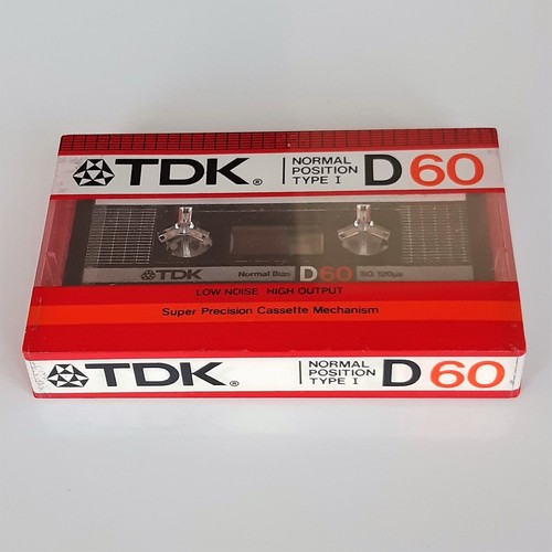 Audio cassetta tdk usa - d, 60