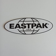 Eastpak Cartello Metallo Da Espositore Cm 32 x 11 Bianco Usato 240496