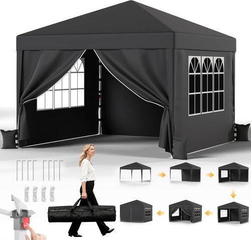 Gazebo 3x3m pieghevole - 3x3m,