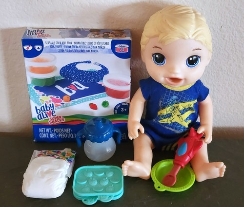 Bambola baby alive - baby, snackin