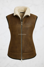 Gilet donna pelle di pecora