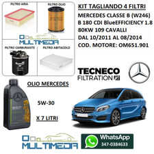 TAGLIANDO 4 FILTRI OLIO