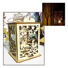 Wooden Christmas Lantern