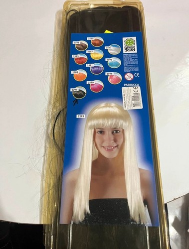 Parrucca nera nuova per - nera,