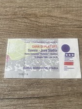 Savoia-Juve Stabia biglietto/ticket 1999 play off Calcio (Juventus,napoli,Milan)