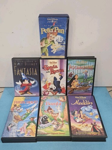 Lotto disney vhs - disney, 7