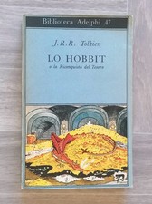 Lo Hobbit o la riconquista Tesoro - Libro Tolkien - Prima edizione Adelphi 1973