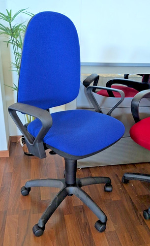 Sedia ufficio blu - blu, schienale