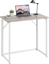 Scrivania pieghevole salvaspazio colore bianco/legno chiaro DRIPEX