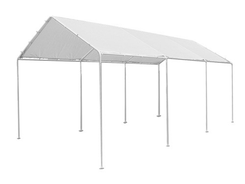 Gazebo acciaio car - park, single