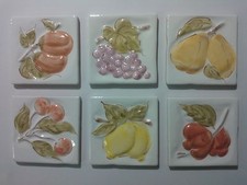 Decoro cucina FRUTTA mattonelle 10X10