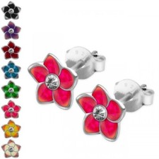 1 Paio Fiori Orecchini 925er