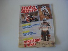 MOTOSPRINT 6/1987 FANTIC HP1 125 PURE SPORTS/CAGIVA T4 350 R/MALAGUTI MGX 50