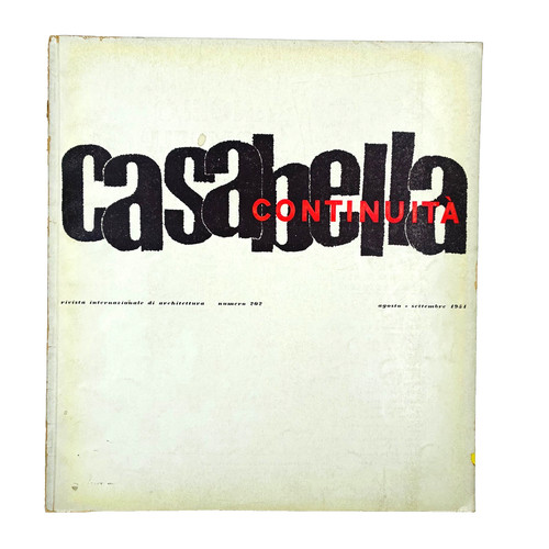 Casabella continuità 202 1954 - casabella,