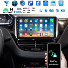 Per Peugeot 208/2008 2012-2018 10.1" Android 14 Autoradio GPS 128GB WIFI CarPlay