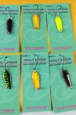 CUCCHIAINO ONDULANTI TROUT AREA SPOON 1,6 gr LIGHT  SPINNING TROTA PERSICO