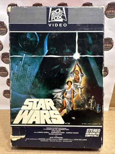 Vintage 1982 star - wars, vhs