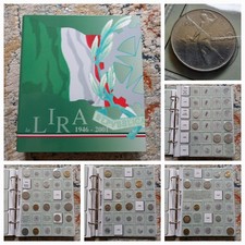 Lotto lire italiane con Album