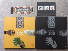 PORTOGALLO: LIBRO DEI FRANCOBOLLI DEL 2011 AL FACCIALE DEI FRANCOBOLLI INSERITI!