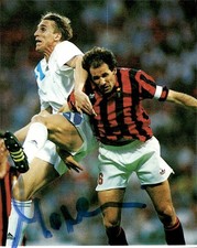 Cartolina calcio milan - milan, vs