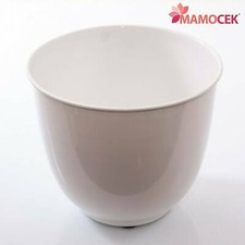 PORTAVASO Vaso coprivaso fioriera latta bianco tondo cm.28 h23 piante fiori