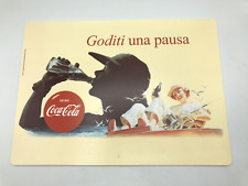 Coca-cola Goditi una pausa Tovaglietta  Modernariato 45x30