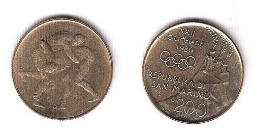 1980 san marino lire - marino,