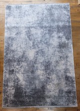 Tappeto di seta grigio, tappeto di seta modal, moderno, tappeto di seta turca 47"x71", 120x180 cm