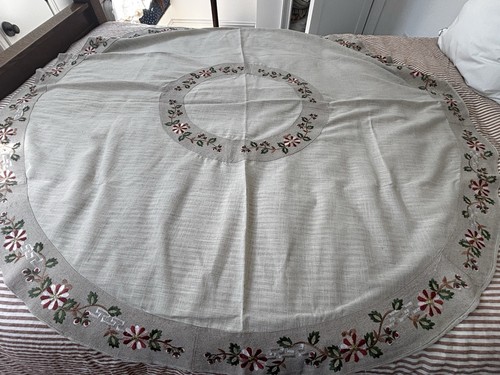 Tovaglia lino ricamata - tovaglia,