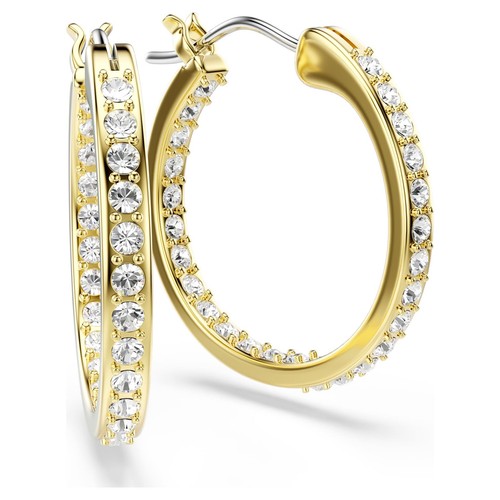 Orecchini cerchio swarovski - a,