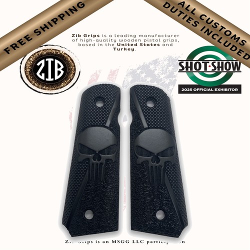 Zib grips 1911 - zib, punisher