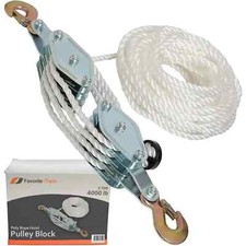 Blocco Puleggia Paranco Poly