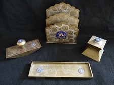 Set scrivania cinese ottone