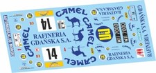 DECALS 1/18 VOLKSWAGEN GOLF Mk2 - #14 - KOPER - RALLYE POLOGNE 1992 - 1813D