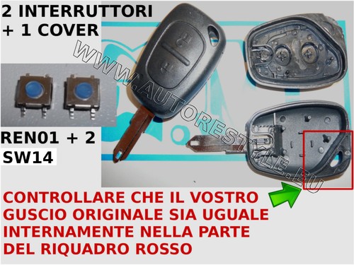 Guscio scocca chiave - , renault