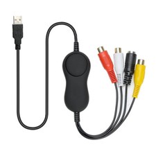 Ezcap158 Scheda di acquisizione video USB 2.0, VHS, V8, Hi8,8MM, vecchia videocassetta, videocamera a PC