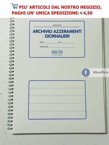 Cartella archivio azzeramenti - cartella,